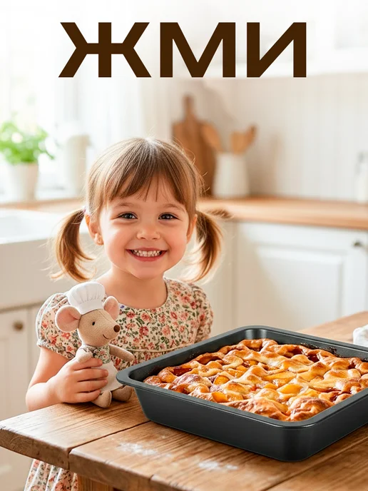 GT Противень для духовки антипригарный, черный, фото 3