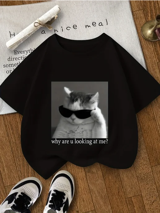 Футболка, черный