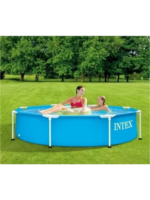 Бассейн каркасный Intex 244х51см 28205, 244x51 см, 1828 л, фото 4