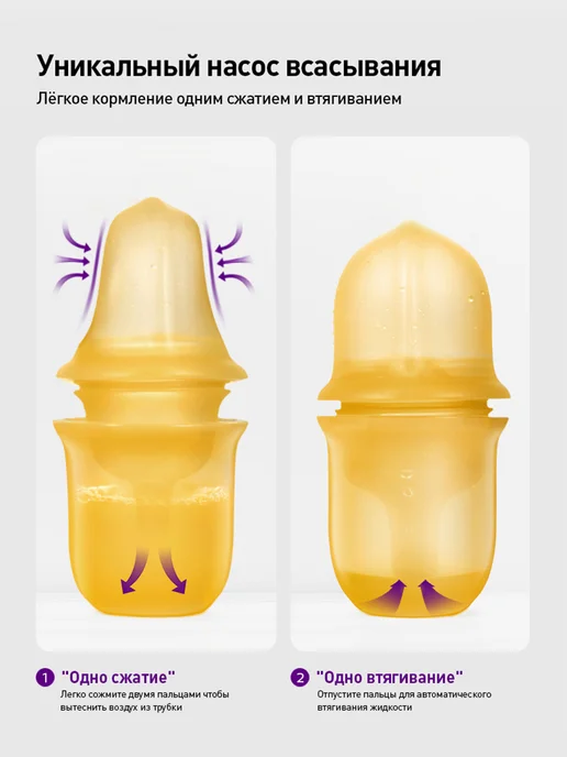 Philips AVENT Ложка дозатор для прикорма силиконовая Avent BBL71344AR 93, оранжевый, фото 8