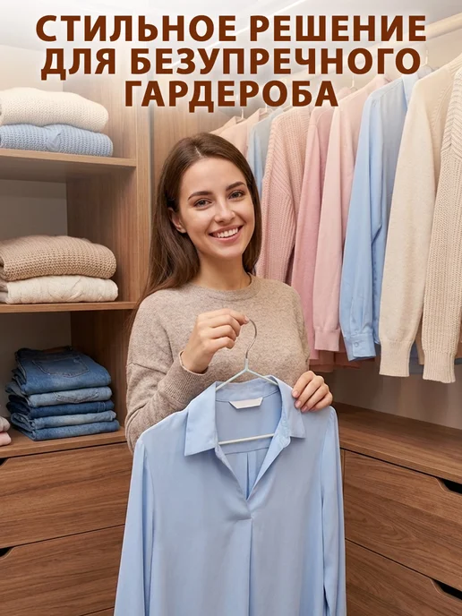 GT Вешалки металлические для одежды 7 шт, 7 шт, фото 2