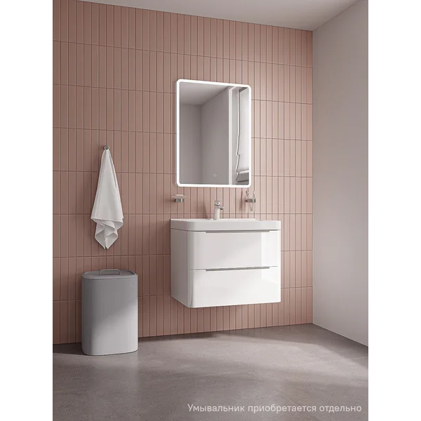 Фото товара на маркетплейсе wildberries Тумба для ванной подвесная, 70 см, без раковины