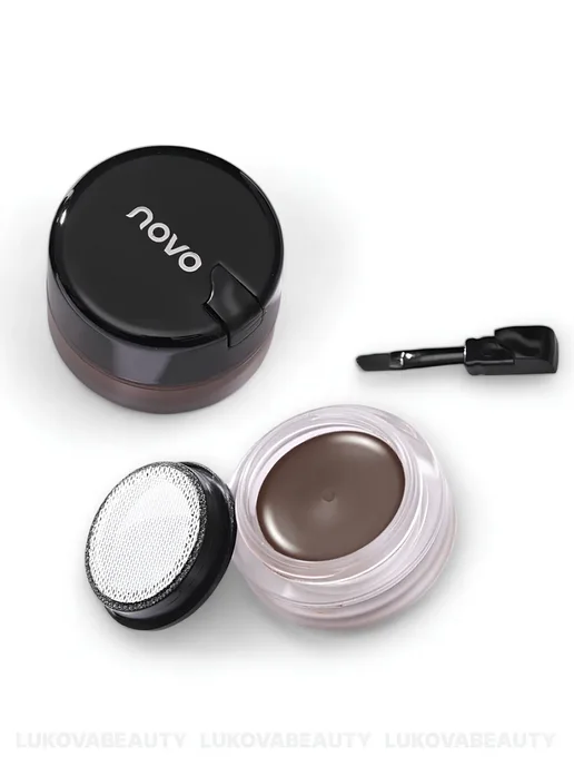 LukovaBeauty Подводка для глаз коричневая, коричневый