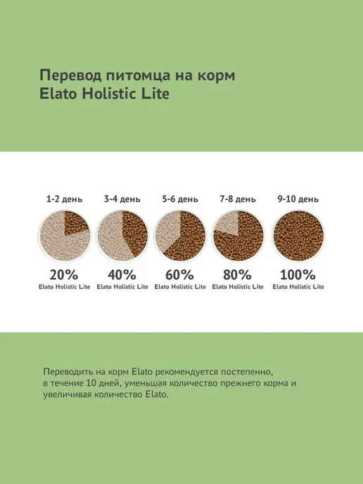 Сухой корм Elato Holistic Элато для собак, взрослые, крупные, ягненок, 2,1 кг, фото 2