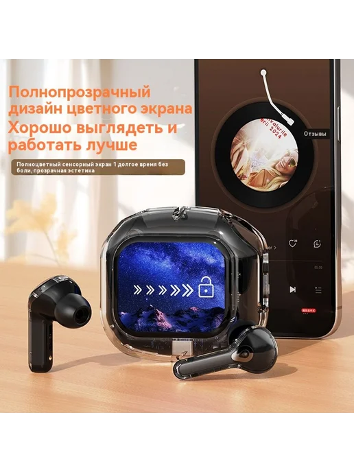 Наушники Свежий зеленый, зеленый, фото 3