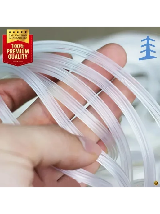 Shower cabin parts Уплотнитель Ёлочка 5 мм длина 1 м, силиконовый, 5 м, фото 8