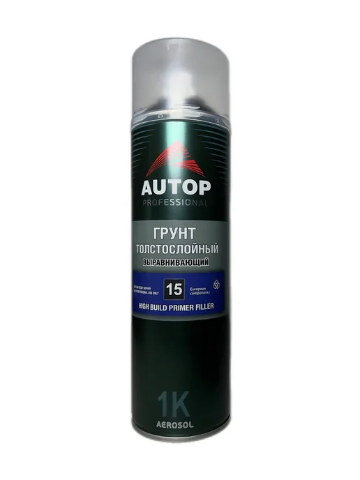 AUTOP PROFESSIONAL Грунт толстослойный серый 650 мл, 650 мл, фото 2