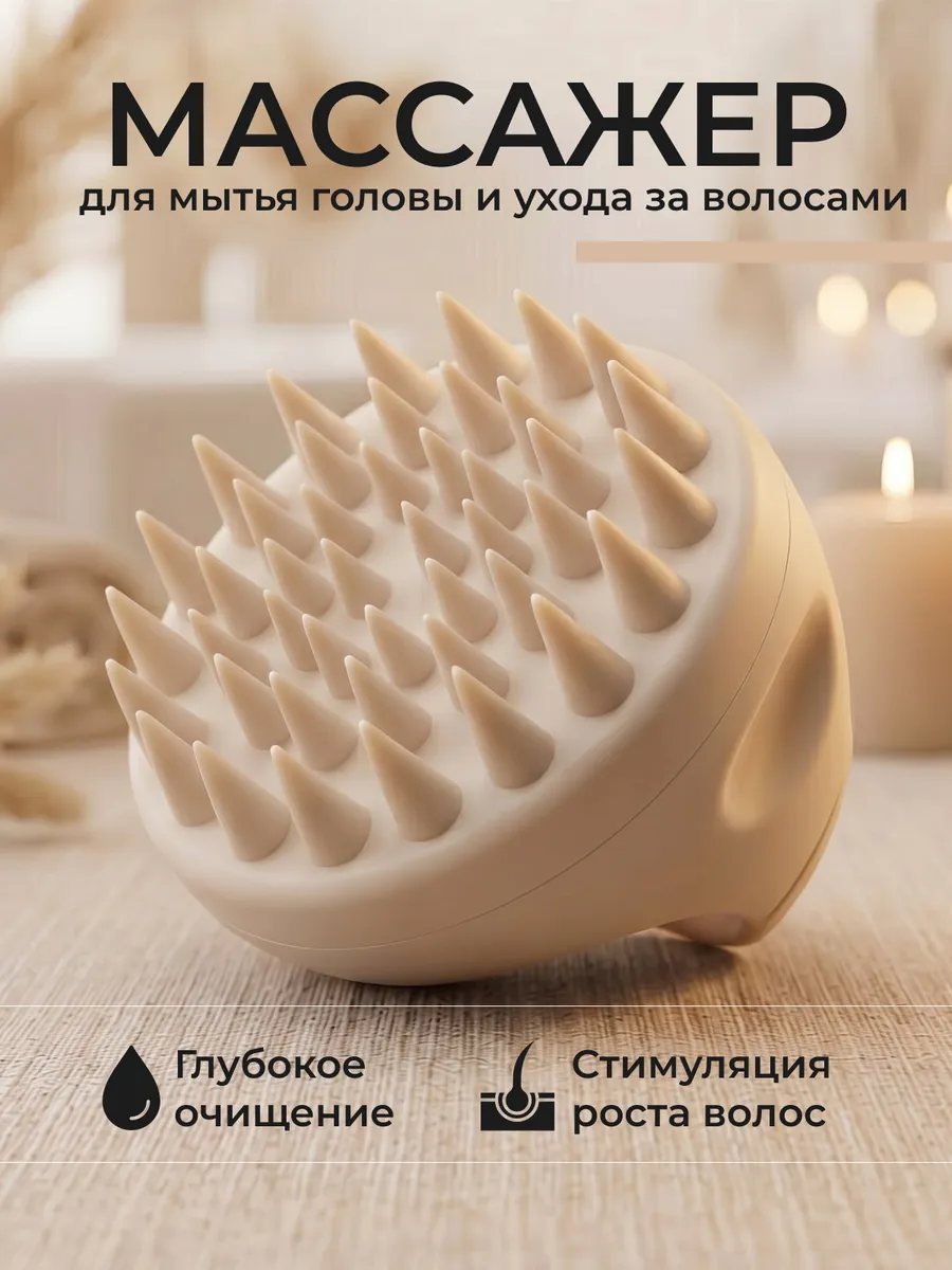 Массажер для головы и мытья волос