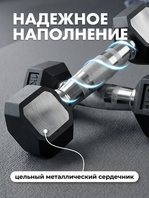 VictoryFit Гантель гексагональная 35кг, 35 кг, фото 5