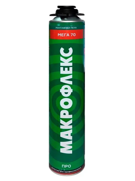 макрофлекс ПРО Пена монтажная МЕГА 70 880мл, 880 мл, фото 4