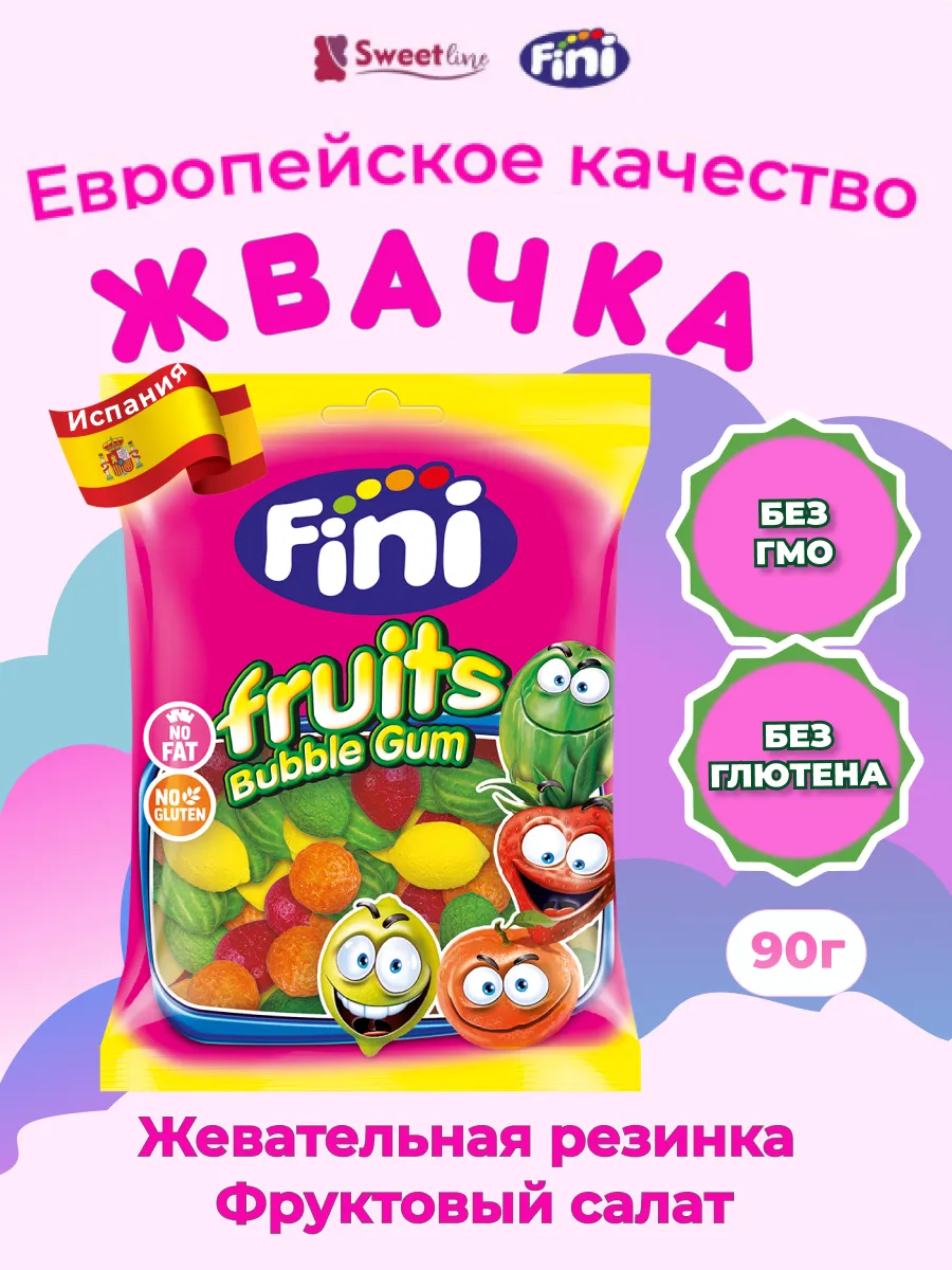 Жевательная резинка Фруктовый салат 90гр