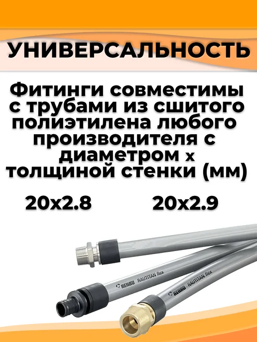 TIM Комплект для подключения радиатора 20-250 (5шт), 5 шт, фото 2