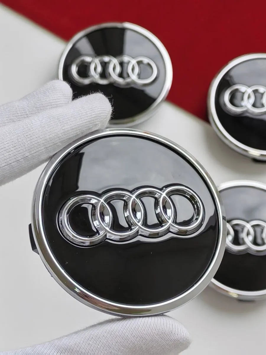Заглушки 61 мм колпачки на литые диски Audi