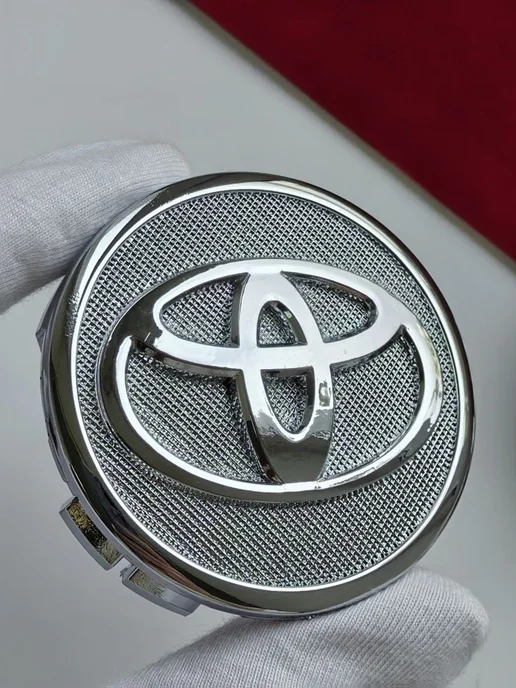 GoGoAuto Заглушки Toyota 62 мм колпачки на литые диски, серый, фото 2
