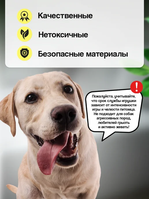 Tooth for tooth Игрушка для собак грейфер с пищалкой, фиолетовый, фото 8