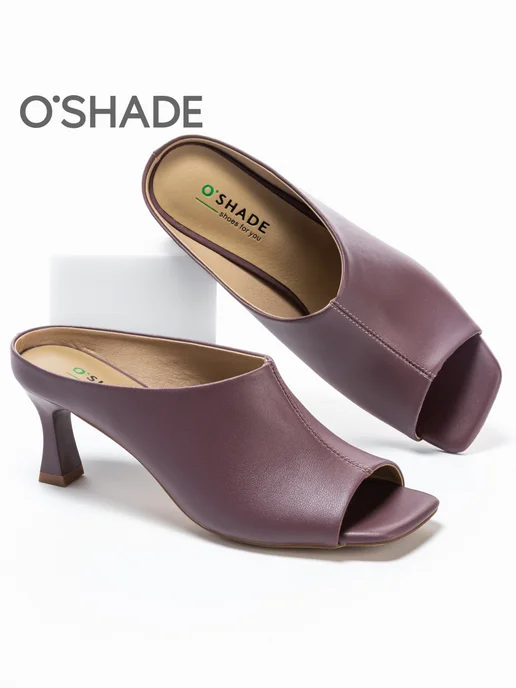O`SHADE Мюли женские летние, фиолетовый, фото 4