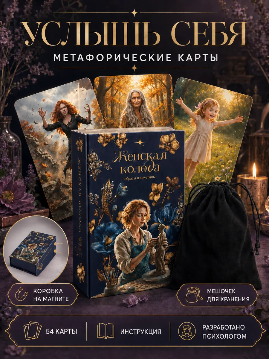 Метафорические карты универсальные МАК женские