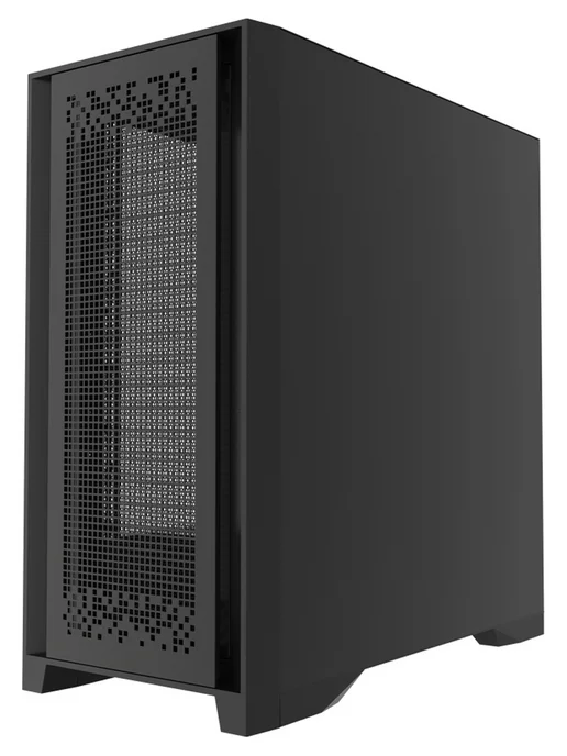 Powercase Компьютерный корпус ByteFlow Pro, черный, черный, фото 3