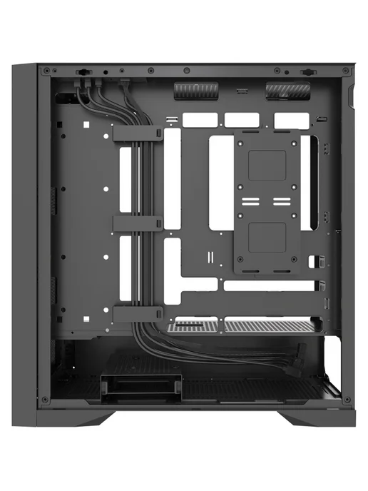 Powercase Компьютерный корпус ByteFlow Pro, черный, черный, фото 7