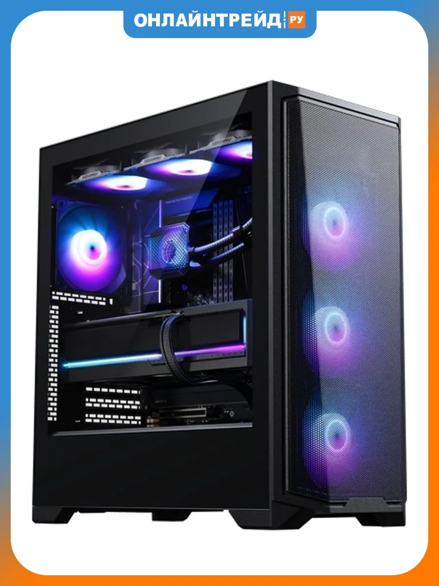 Компьютерный корпус Eclipse G370A, черный