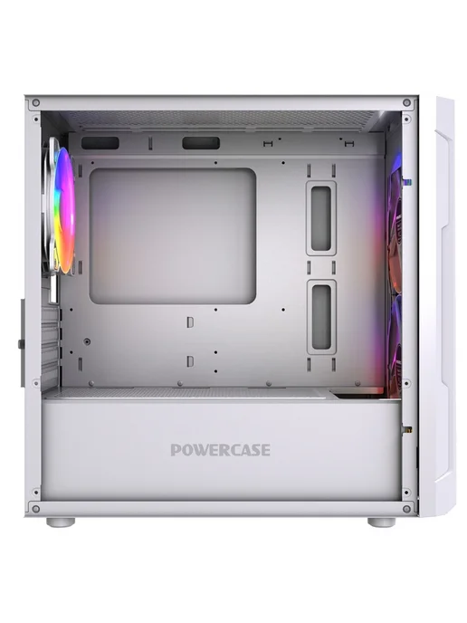 Powercase Компьютерный корпус Mistral Micro D3W ARGB V2, белый, белый, фото 5