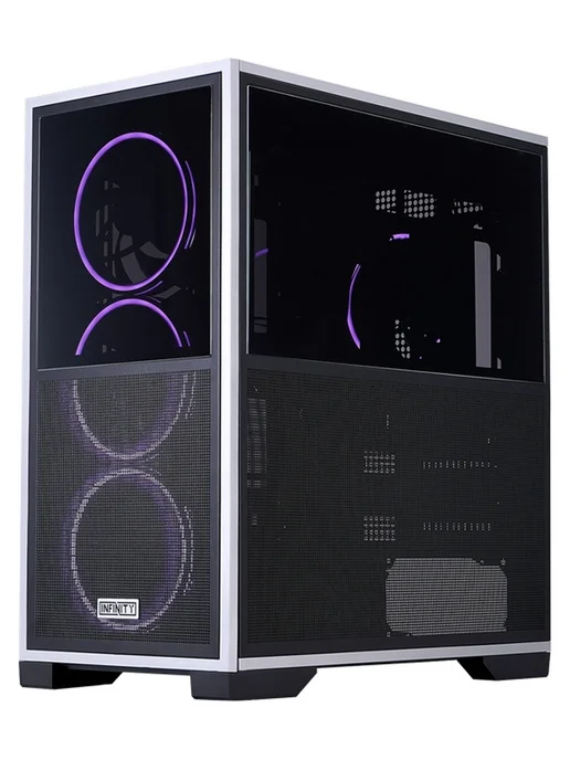 1stPlayer Компьютерный корпус INFINITY IF8 ARGB, черный, черный, фото 3