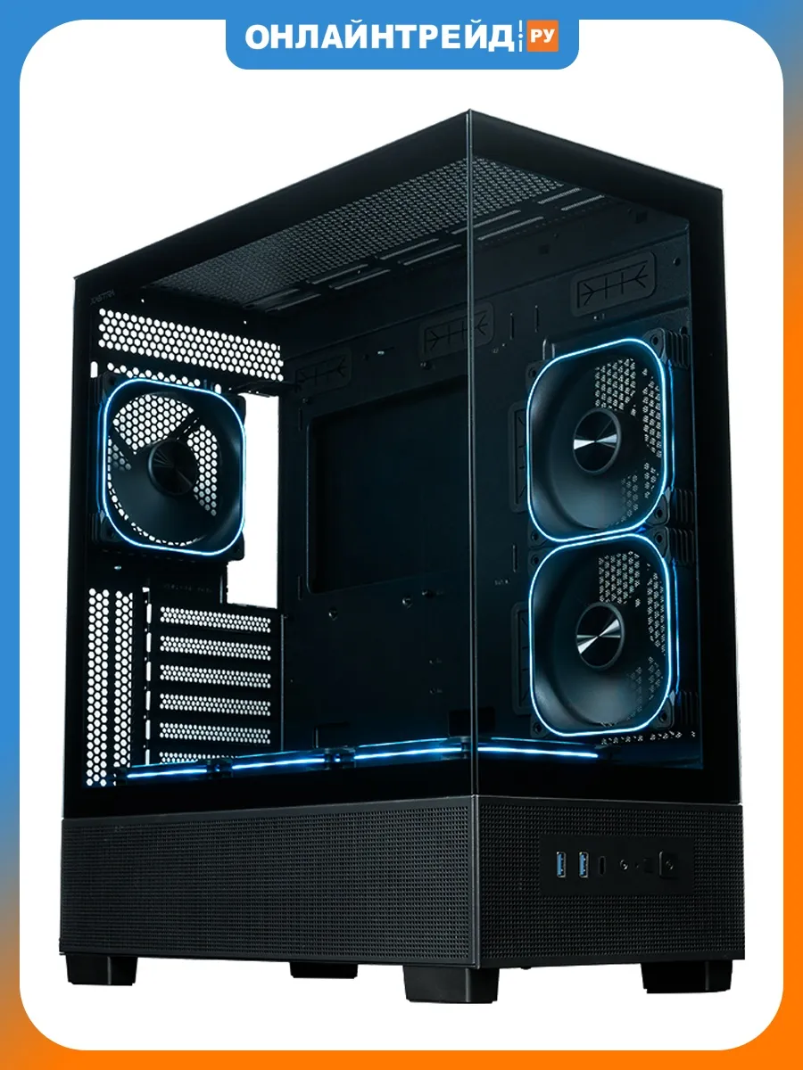 Компьютерный корпус Q500 6ARGB-FG-C10-UC, черный