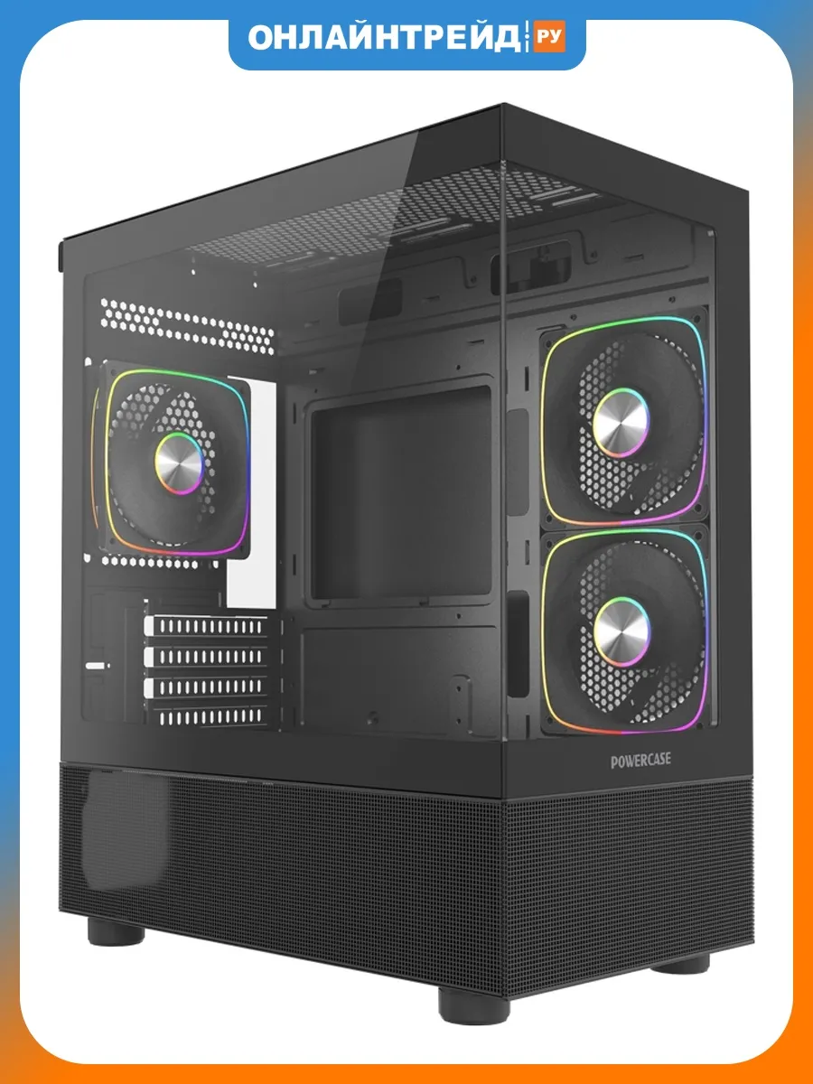 Компьютерный корпус Vision Micro M2 ARGB, черный