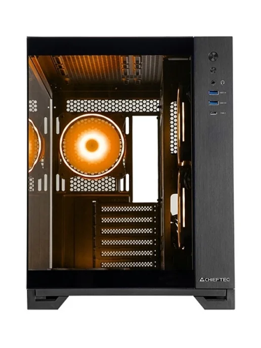 Chieftec Компьютерный корпус VISIO, черный, черный, фото 2