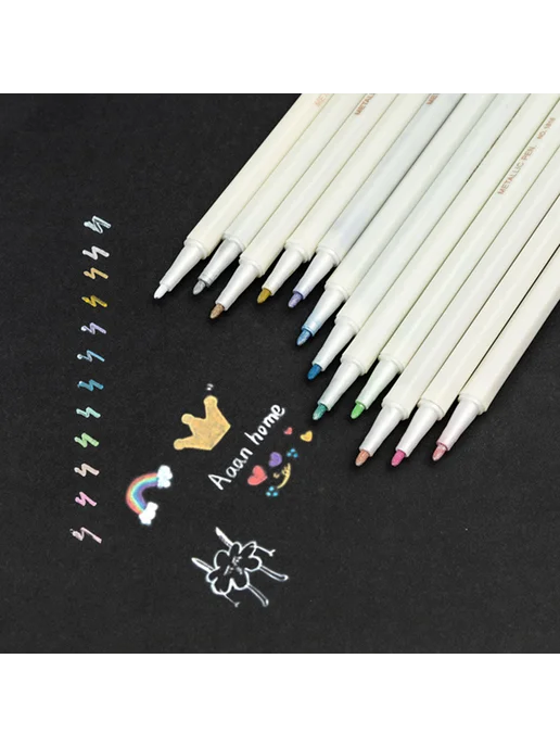 6 12 цв Fire Paint Markers для стекла бумаги декора, вариант, фото 7