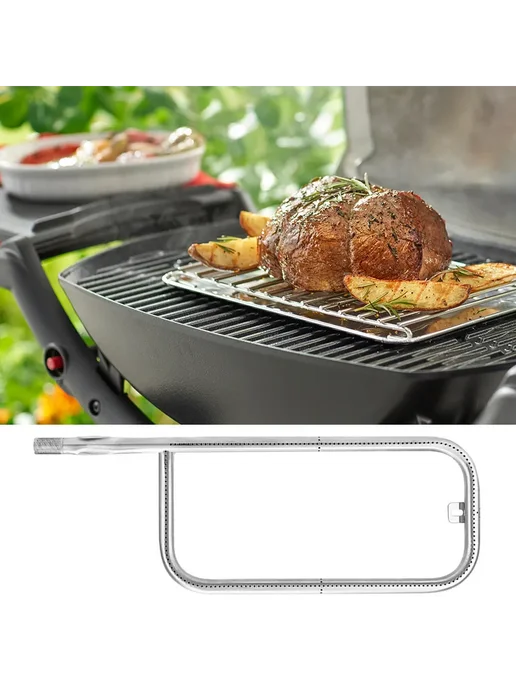 Запчасть для гриля Weber Q200 Q220 Q2000 Q2200 — горелка, вариант, фото 4