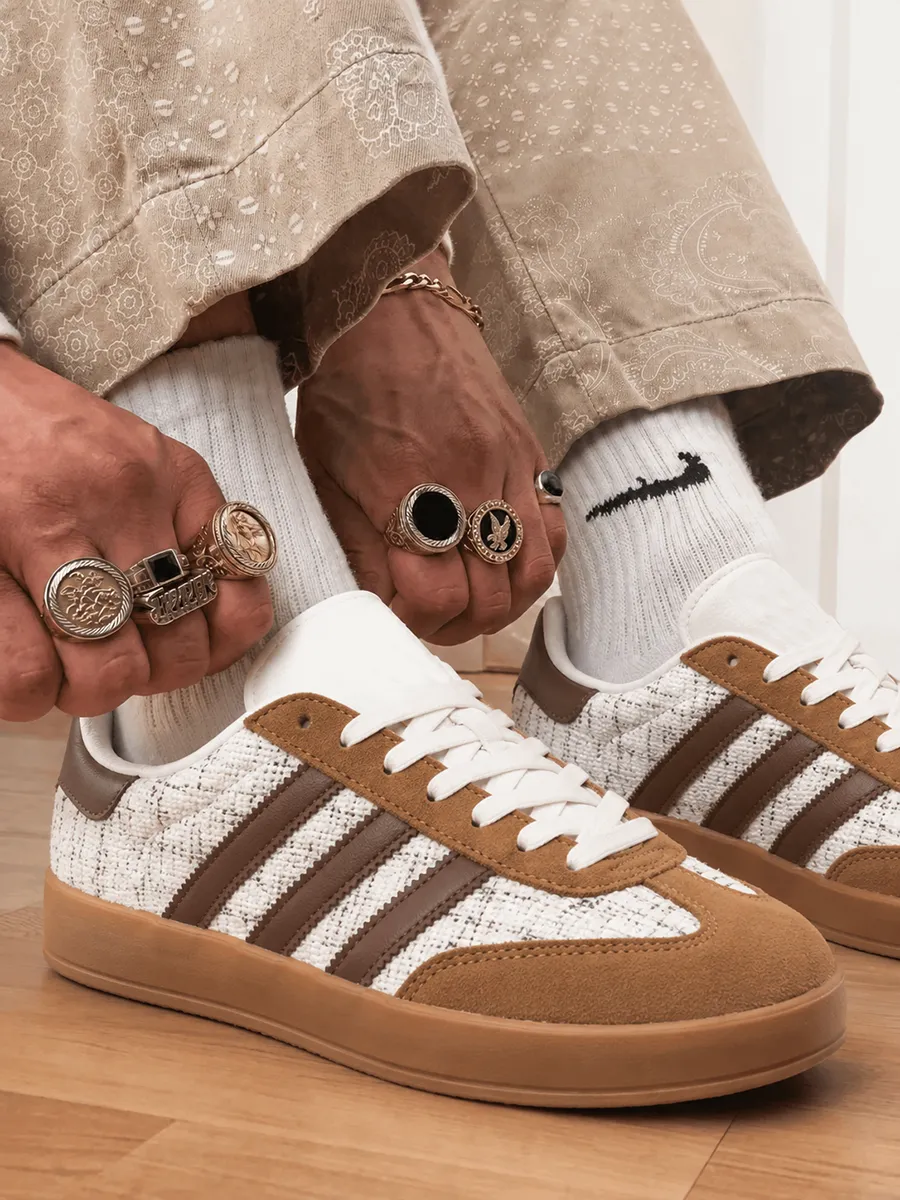 Белые дышащие кеды Originals Gazelle