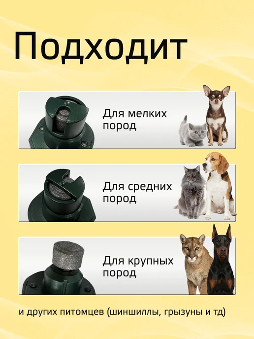 Homy Mood Гриндер когтерезка для собак и кошек электрический, зеленый, фото 4