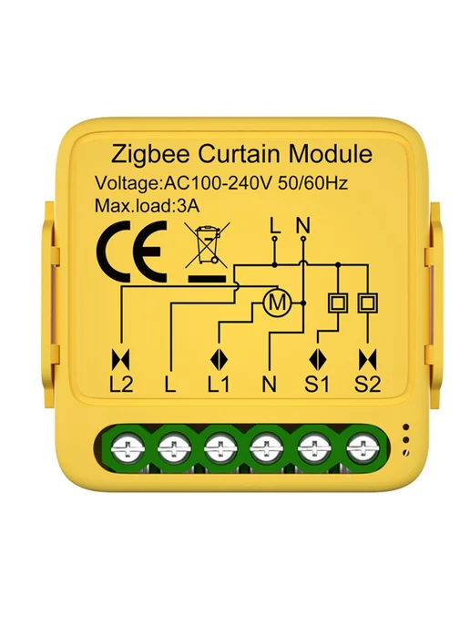 Модуль управления шторами Zigbee от Tuya Smart для подключен…, вариант