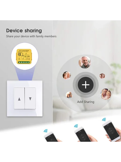 Модуль управления шторами Zigbee от Tuya Smart для подключен…, вариант, фото 2