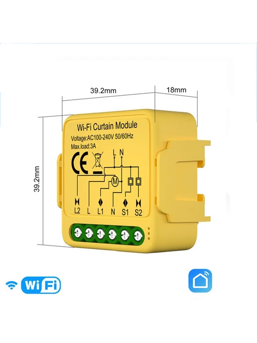 Модуль управления шторами Zigbee от Tuya Smart для подключен…, вариант, фото 3