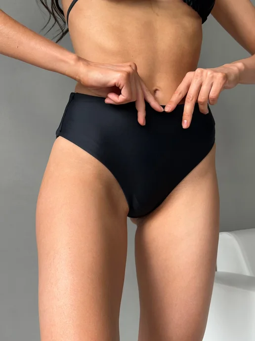 Katty Trendy Плавки пляжные купальные низ купальника, черный, фото 8
