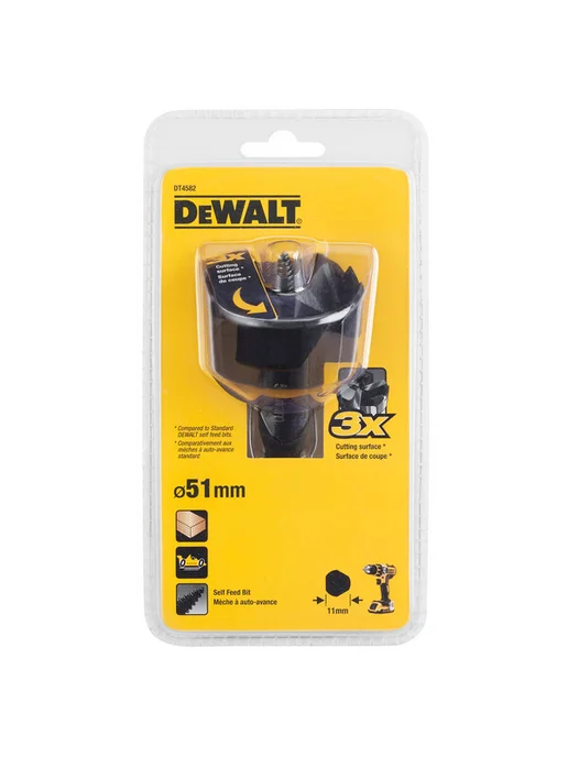 deWalt Сверло Форстнера по дереву DT4582, 51x87x122 мм, 51x87x122 мм, фото 2