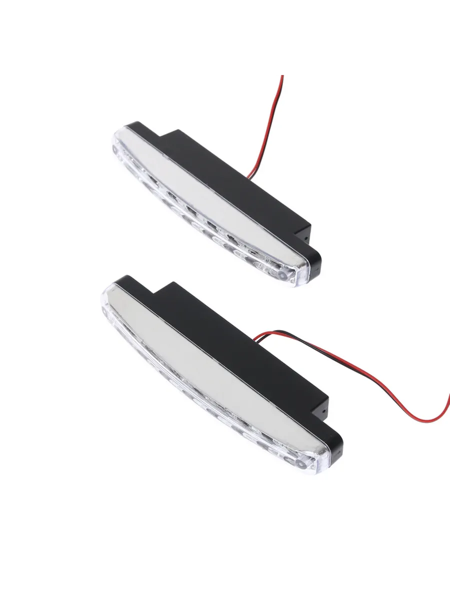 Дневные ходовые огни 12В 24Вт 8LED 6500K 80см набор 2 шт