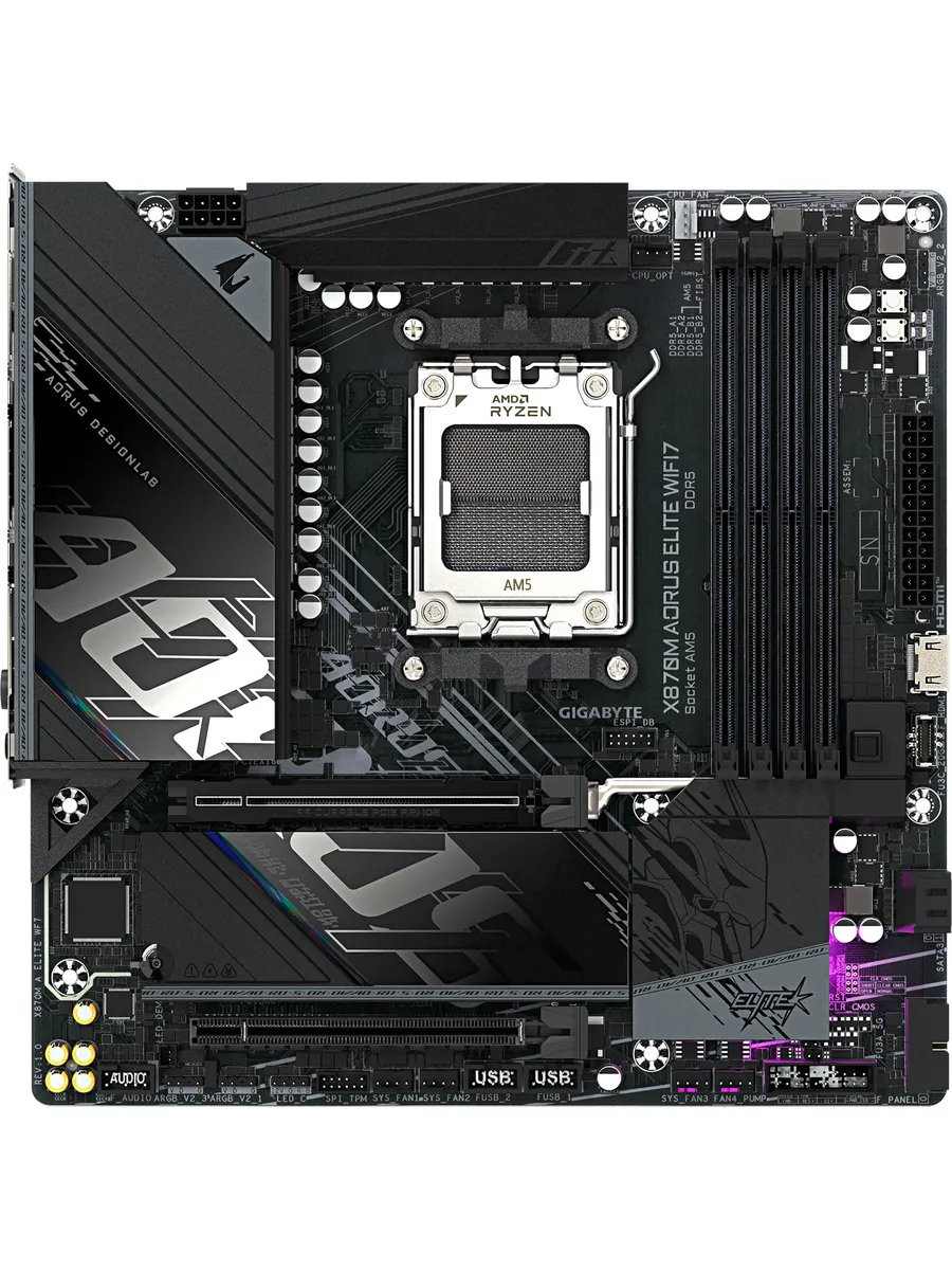 Материнская плата X870M A ELITE WF7 Gigabyte 760205449 купить за 36 569 ₽ в интернет‑магазине Wildberries