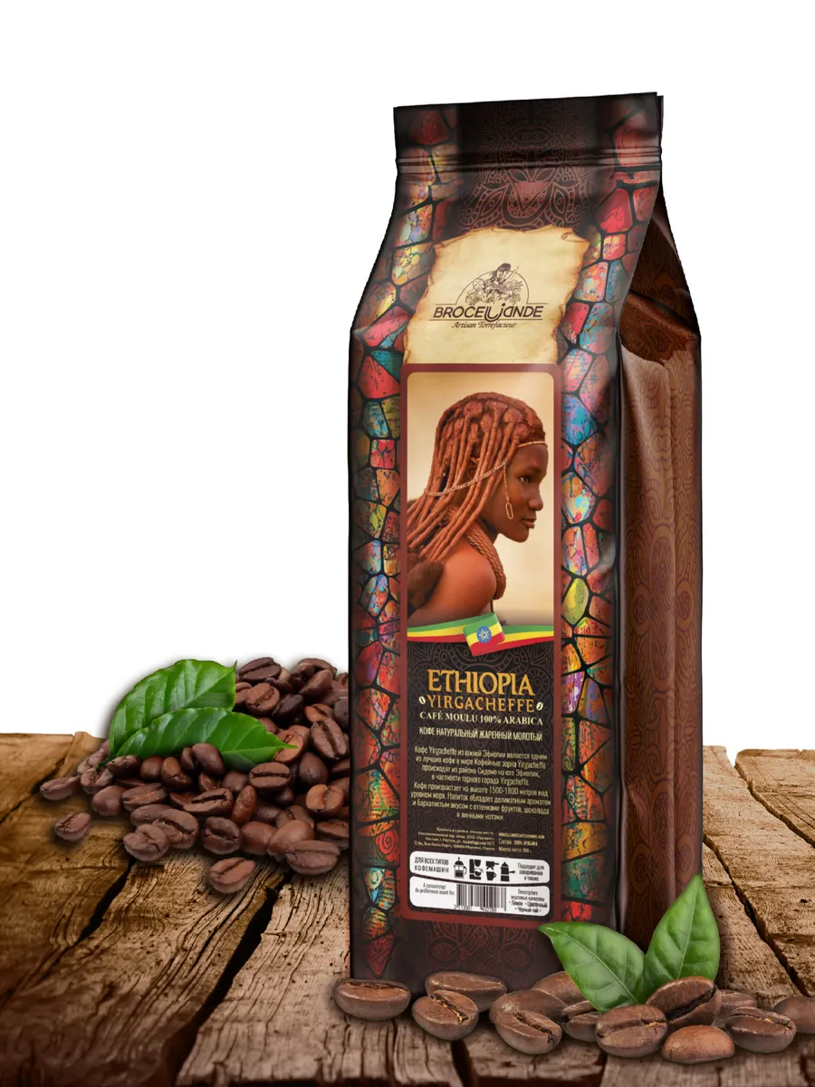 Кофе молотый Ethiopia 250 гр