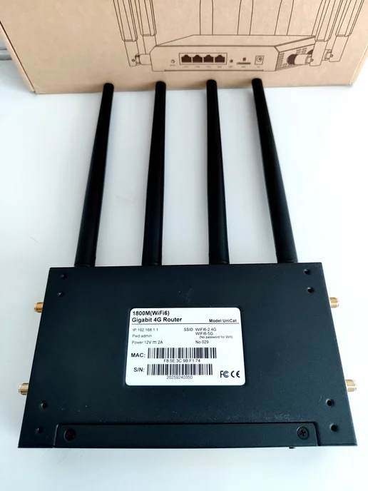 Прошитый WIFI роутер LTE+ ZBT Keenetic Cat.16 Fibocom WIFI 6, вариант, фото 3