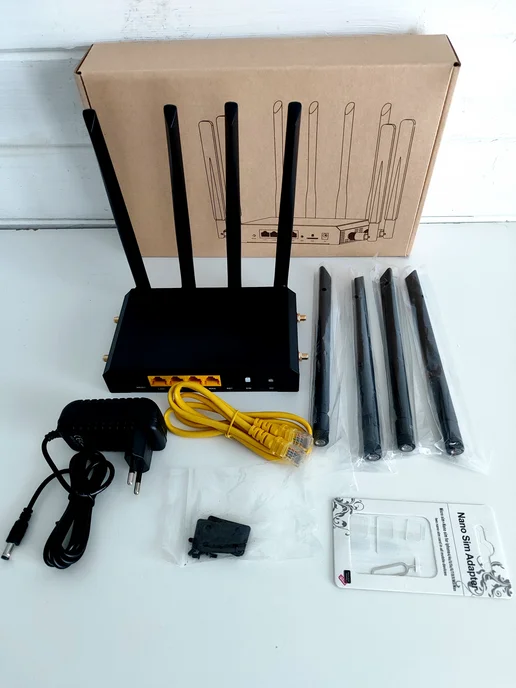 Прошитый WIFI роутер LTE+ ZBT Keenetic Cat.16 Fibocom WIFI 6, вариант, фото 6