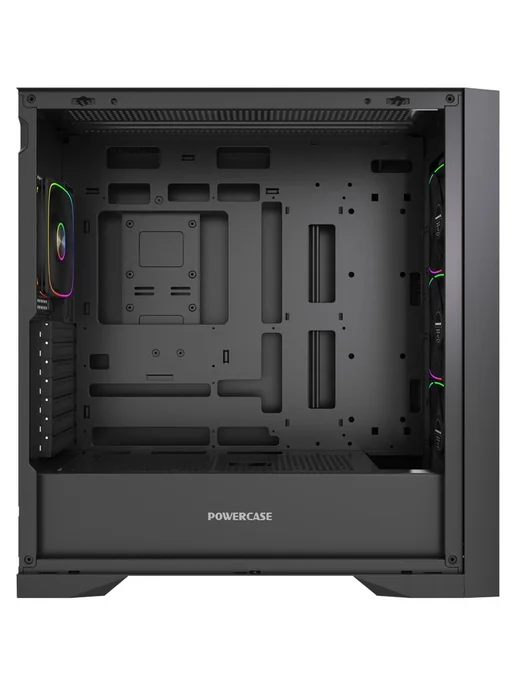 Powercase Компьютерный корпус ByteFlow Pro ARGB, чёрный, черный, фото 5