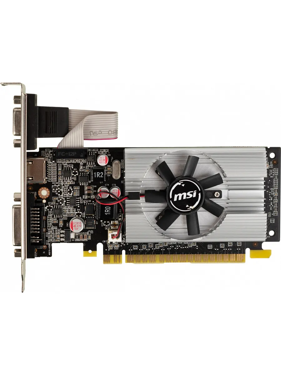 MSI Видеокарта NVIDIA GeForce 210 (PCI-E N210-1GD3 LP)