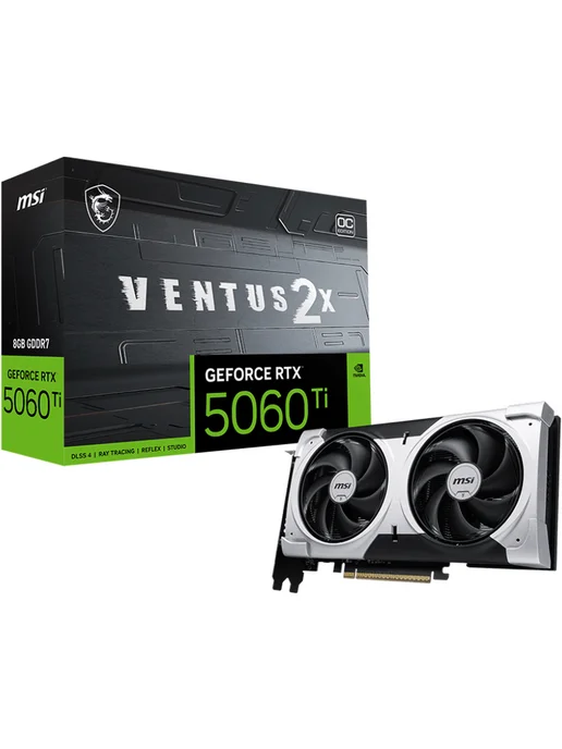 MSI Видеокарта PCI-E 5.0 RTX 5060 (602-V536-07S), черный, фото 2