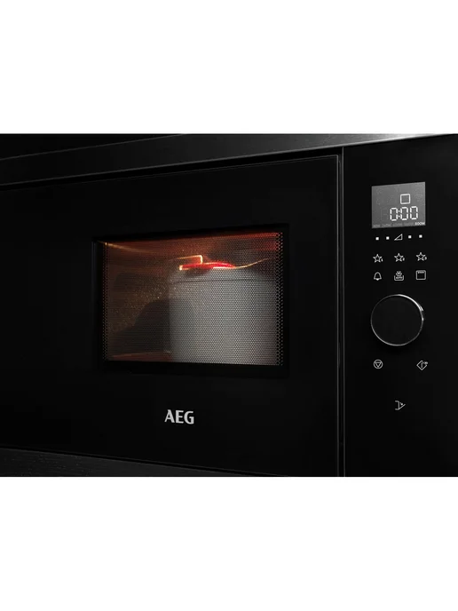 AEG Встраиваемая микроволновая печь MBB1756SEB, черный, фото 6