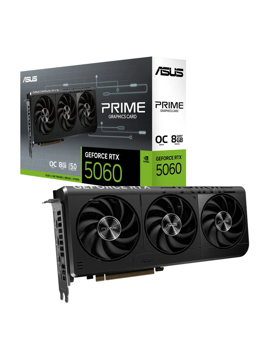 Видеокарта PRIME-RTX5060-O8G Asus 760415201 купить в интернет‑магазине Wildberries