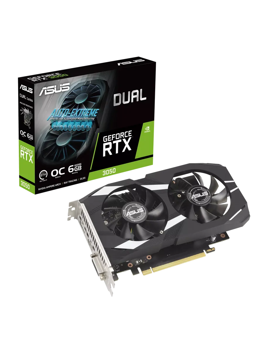 Видеокарта Dual-RTX3050-O6G (90YV0K60-M0NA00) Asus 760415327 купить в интернет‑магазине Wildberries