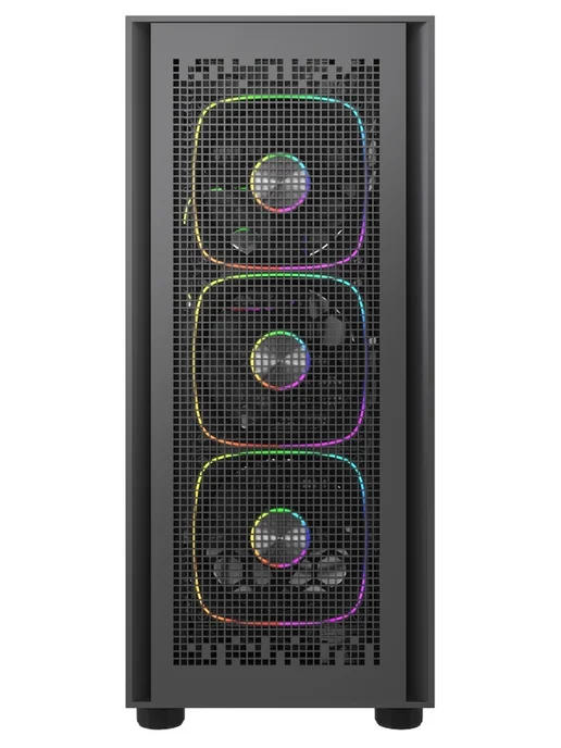 Powercase Компьютерный корпус ByteFlow V2, чёрный, черный, фото 2